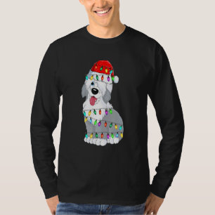 Old English Sheepdog Dog Light Decor Christmas Dog T-Shirt