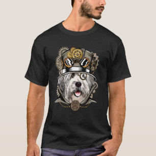 Old English Sheepdog Dog Steampunk T-Shirt
