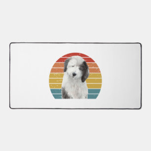 Old English Sheepdog Gifts For Vintage Dulux Dog S Desk Mat