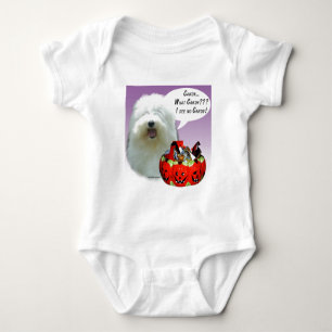 Old English Sheepdog Halloween Candy Baby Bodysuit