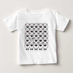 Old English Sheepdog in the Sheep Baby T-Shirt