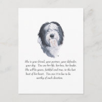 Old English Sheepdog Keepsakes