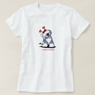 Old English Sheepdog Love Bug T-Shirt