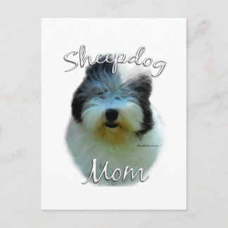 Old English Sheepdog Mum 2 Postcard