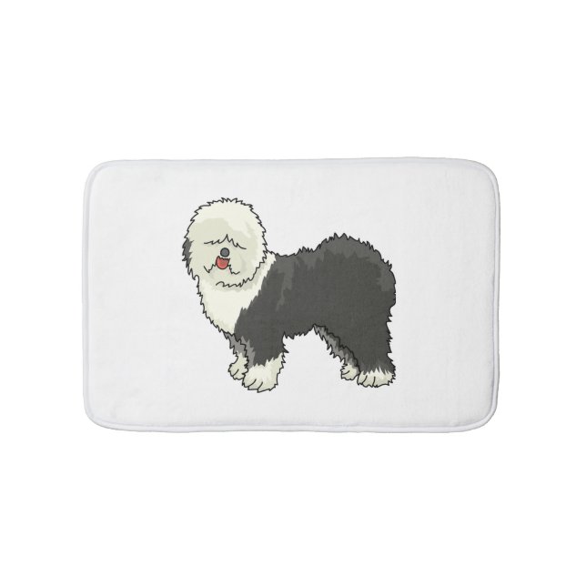 Old English sheepdog my friend  Bath Mat (Front)