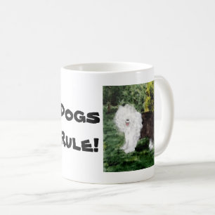 Old English Sheepdog Painting Coffee Mug