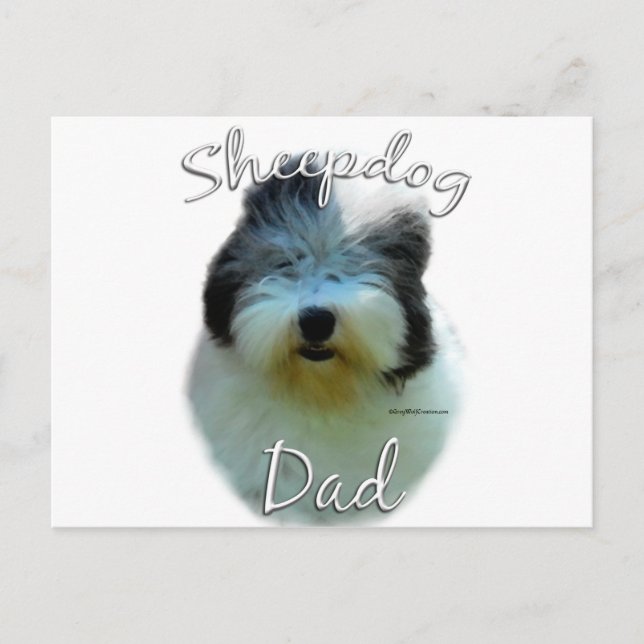 Old English Sheepdog Postcard (Front)