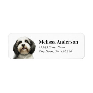 Old English Sheepdog Return Address Labels