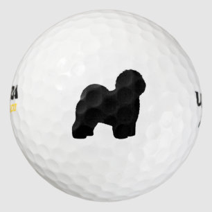 Old English Sheepdog Silhouette Golf Balls