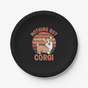 Old English Sheepdog The Dogfather Tuxedo Cool Fun Paper Plate