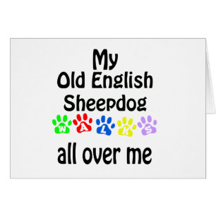 Old English Sheepdog Walks Design