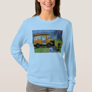 Old English Sheepdog Wigglebottom School Bus T-Shirt