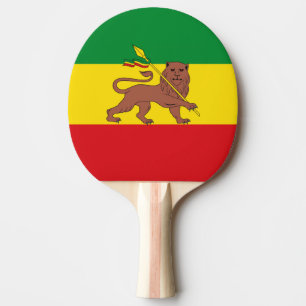Old Ethiopian flag Ping Pong Paddle