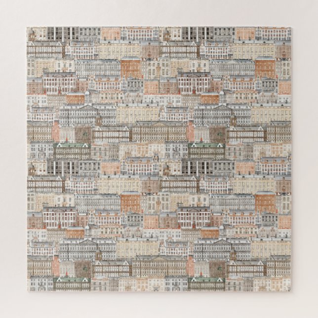 Old European Buildings Jigsaw Puzzle (Vertical)