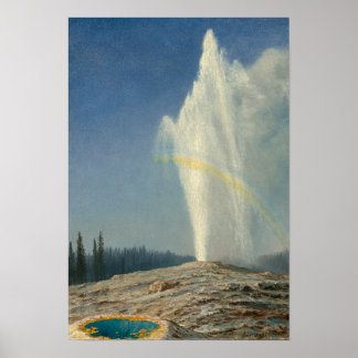 Old Faithful by Albert Bierstadt Poster
