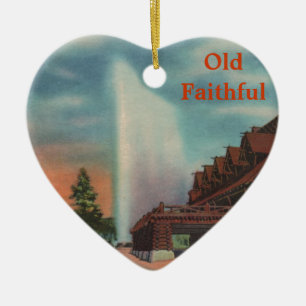 Old Faithful Ceramic Tree Decoration