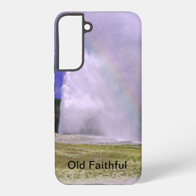 Old Faithful in Yellowstone National Park Samsung Galaxy S22+ Case (Back)