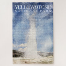 Old Faithful Puzzle, Yellowstone 20"x30" Puzzle