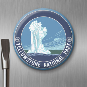 Old Faithful - Yellowstone National Park Magnet