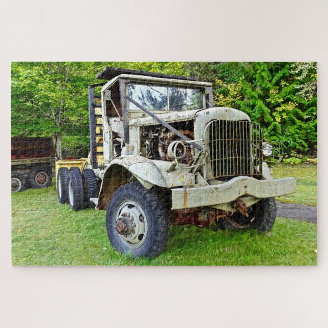 old farm truck puzzle (Horizontal)