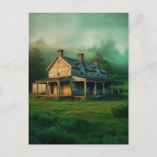 Old Farmstead Colourful Timeless Summer Morning Ar Holiday Postcard