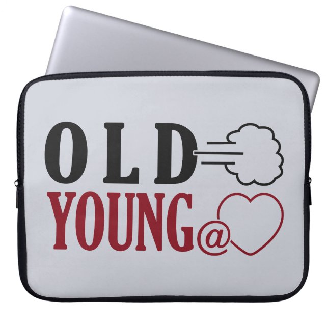 Old Fart custom laptop sleeve (Front)