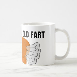 OLD FART, Funny Over-The-Hill Birthday Coffee Mug