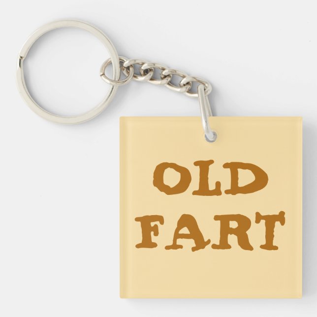 Old Fart Keychain (Front)