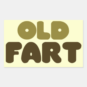 Old Fart Rectangular Sticker