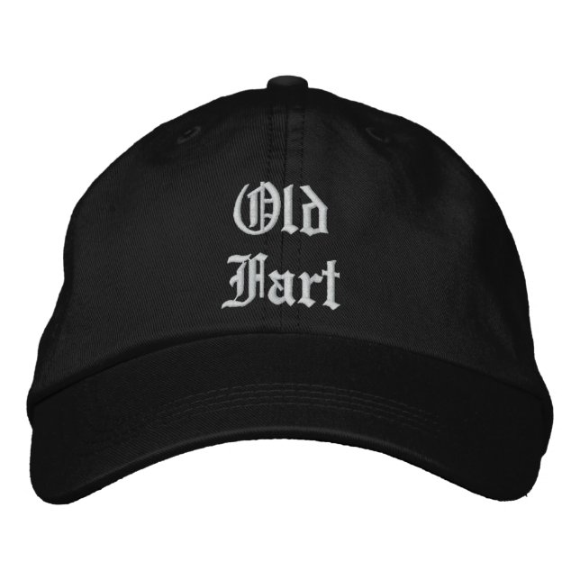 Old Fart wool cap -- black (Front)