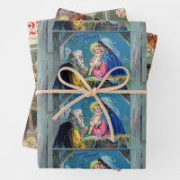 Old Fashion Christmas Postcards Nativity Angels 3
