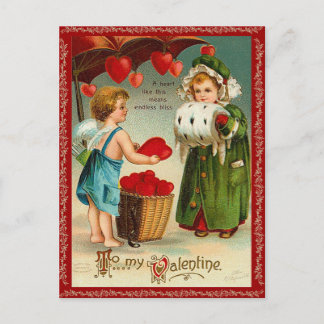 Old Fashion Valentine Postcard