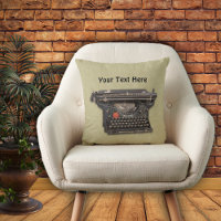 Old Fashioned Black Manuel Typewriter Tan
