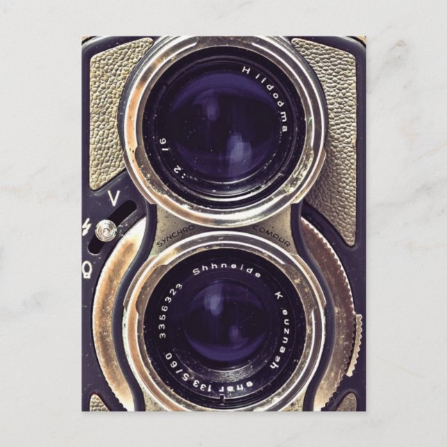 Old-fashioned camera postcard (Front)