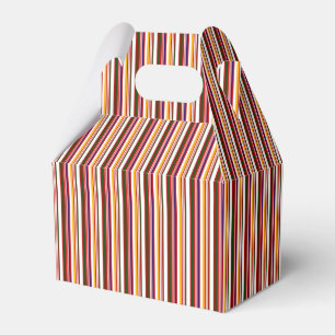 Old Fashioned Candy Stripes Favour Box