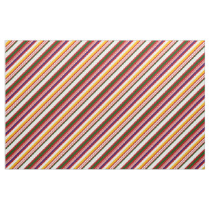 Old Fashioned Candy Stripes (large scale) Fabric