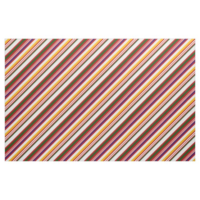 Old Fashioned Candy Stripes (large scale) Fabric (Fat Quarter)