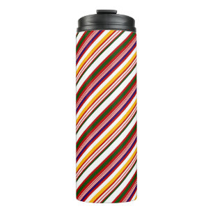 Old Fashioned Candy Stripes Thermal Tumbler