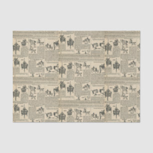 Old Fashioned Catalogue Tissue Paper