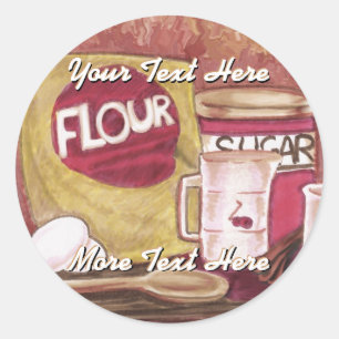 Old-Fashioned Chef Stickers