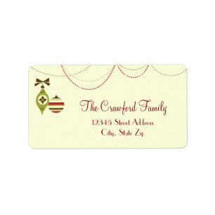 Old Fashioned Christmas - Address Labels