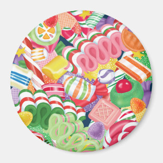 Old Fashioned Christmas Candy Magnet