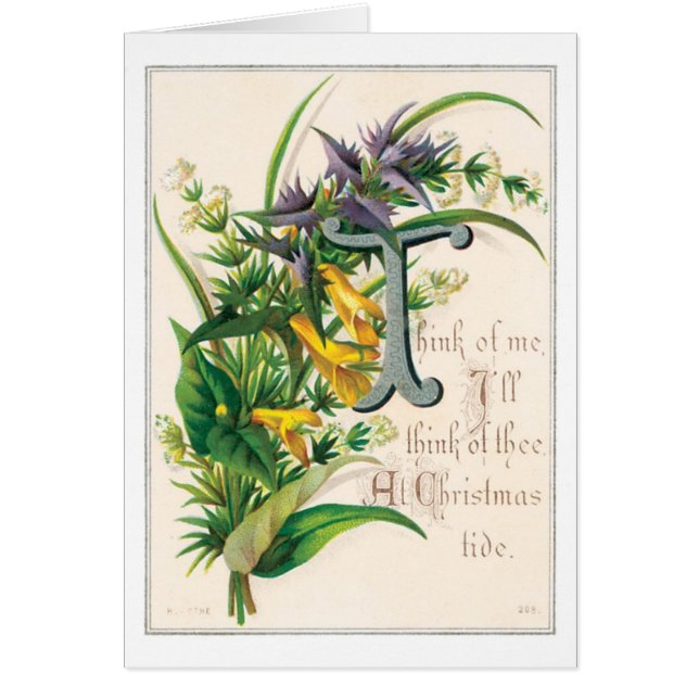 Old-fashioned Christmas, Flower (Front)