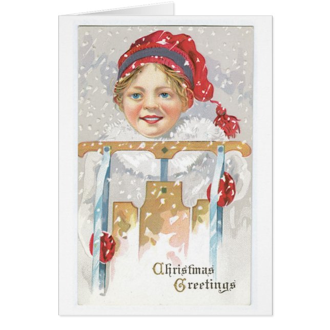 Old-fashioned Christmas, Girl (Front)
