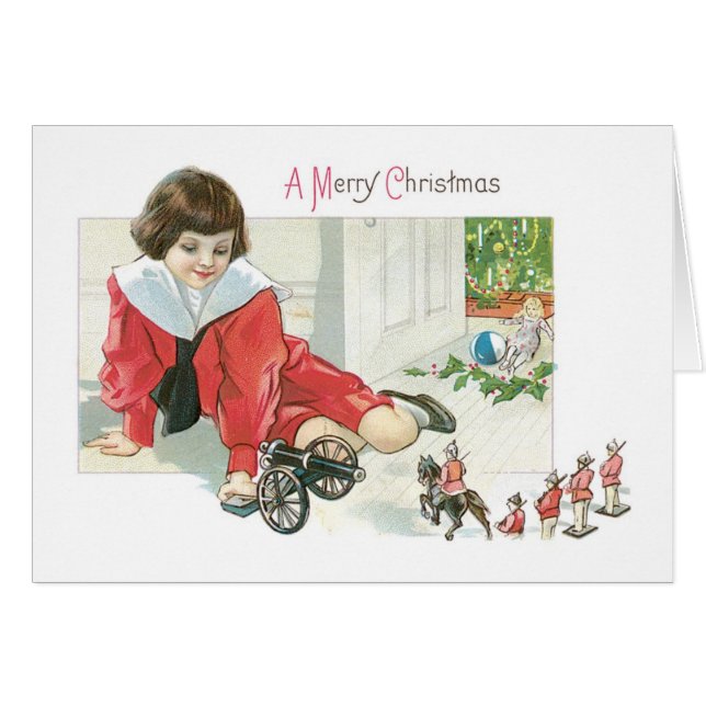 Old-fashioned Christmas, Girl (Front Horizontal)