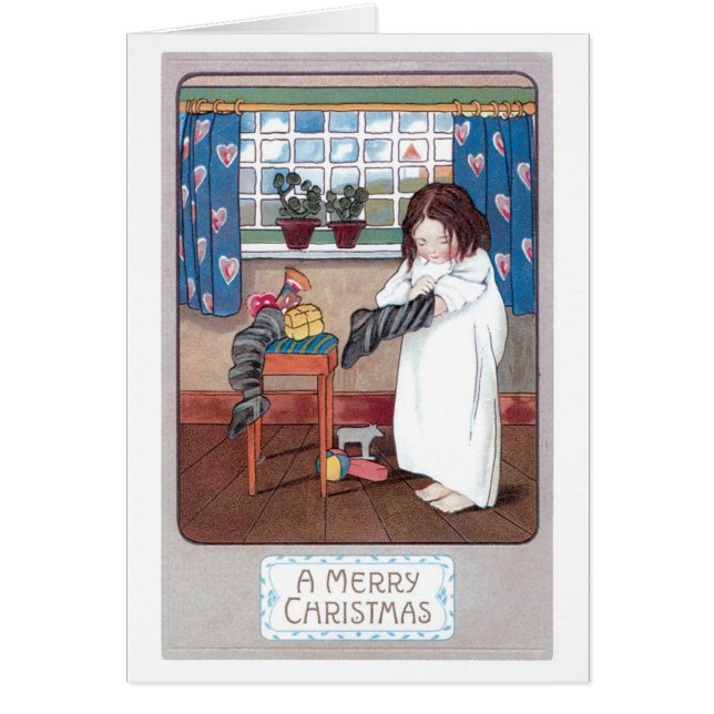 Old-fashioned Christmas, Girl (Front)