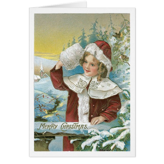 Old-fashioned Christmas, Girl (Front)