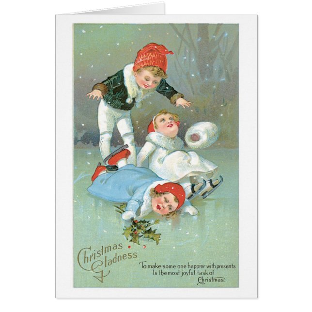 Old-fashioned Christmas, Ice skating (Front)