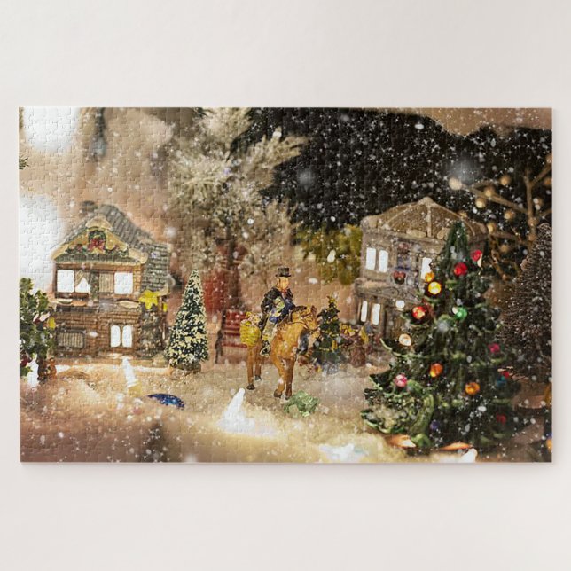 Old Fashioned Christmas Jigsaw Puzzle (Horizontal)
