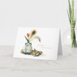 Old-fashioned Christmas, Oriental style Holiday Card